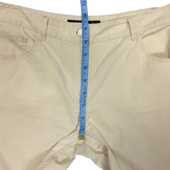 Theory Pants Slim‎ Straight Stretch Cream Beige Women's 2 Career Work Office - Picture 5 of 13